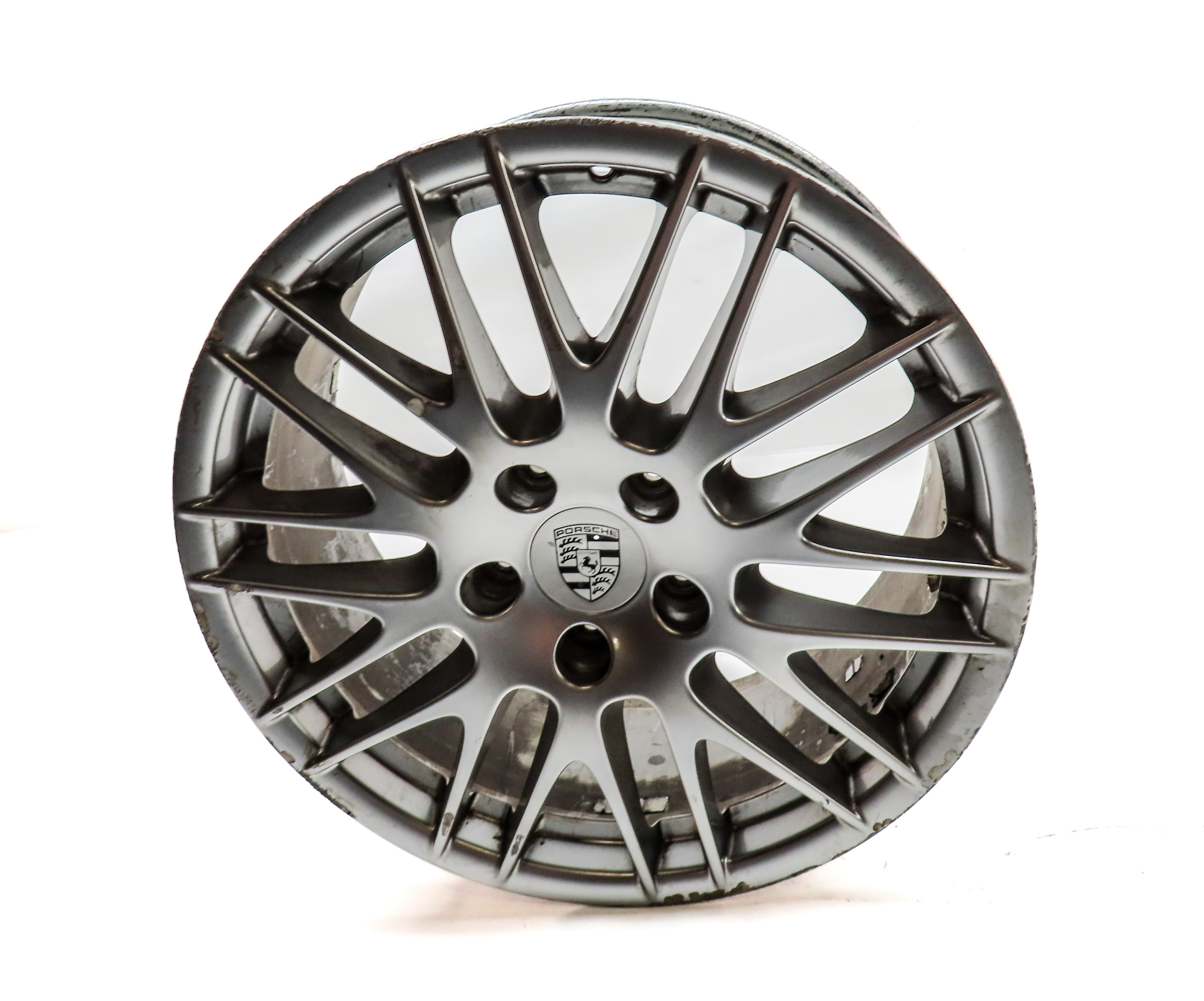 2011-2018 PORSCHE CAYENNE (958) 20x9 ALUMINUM ALLOY Y-SPOKE WHEEL RIM — exact item pictured
